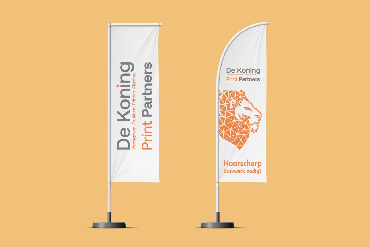 Beachflag De Koning