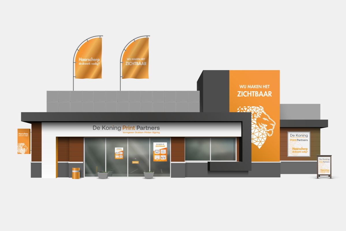 Gevel Reclame De Koning